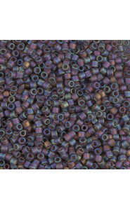 Miyuki delica beads 10/0 - Matted brown ab DBM-865